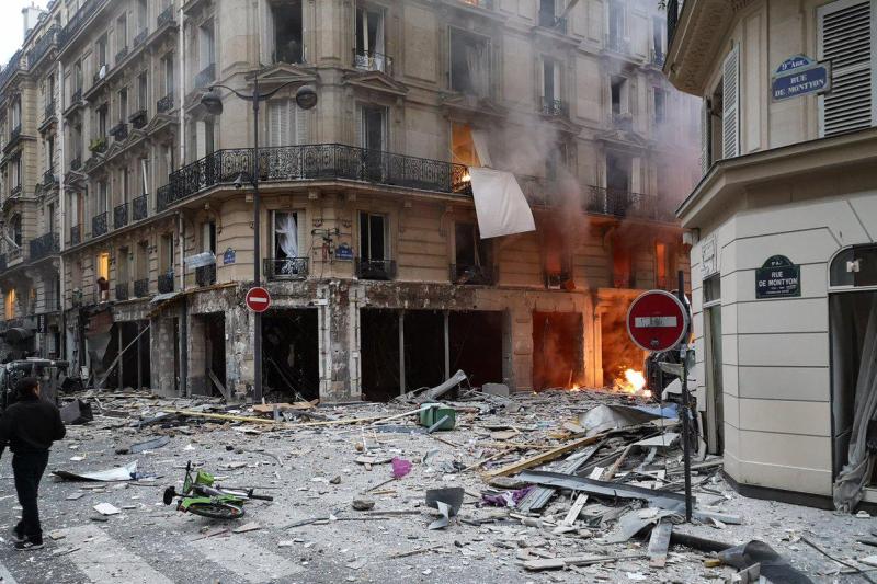 انفجار شدید در پاریس