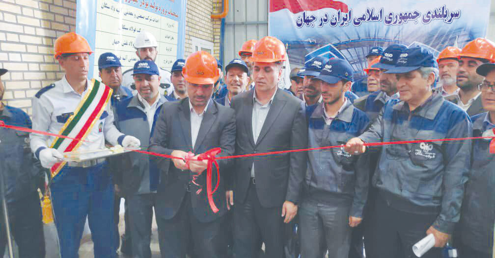 افتتاح کارخانۀ تولید بنتونیت در شرکت فولاد سنگان