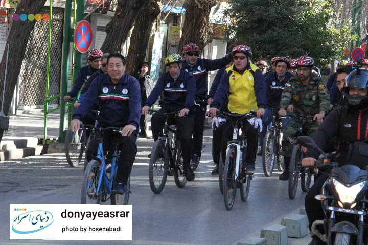 گزارش تصویری دومین همایش دوچرخه سواری مدیران ارشد استان اصفهان