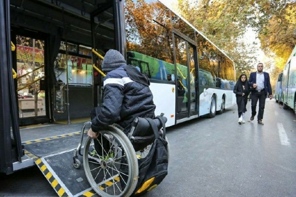 اختصاص کارت بلیت های رایگان اتوبوس به افراد دارای معلولیت شهر اصفهان