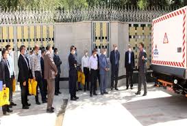 بهره برداری ازخودروی ایسوزو با درب عقب هیدرولیکی در شرکت گاز استان اصفهان