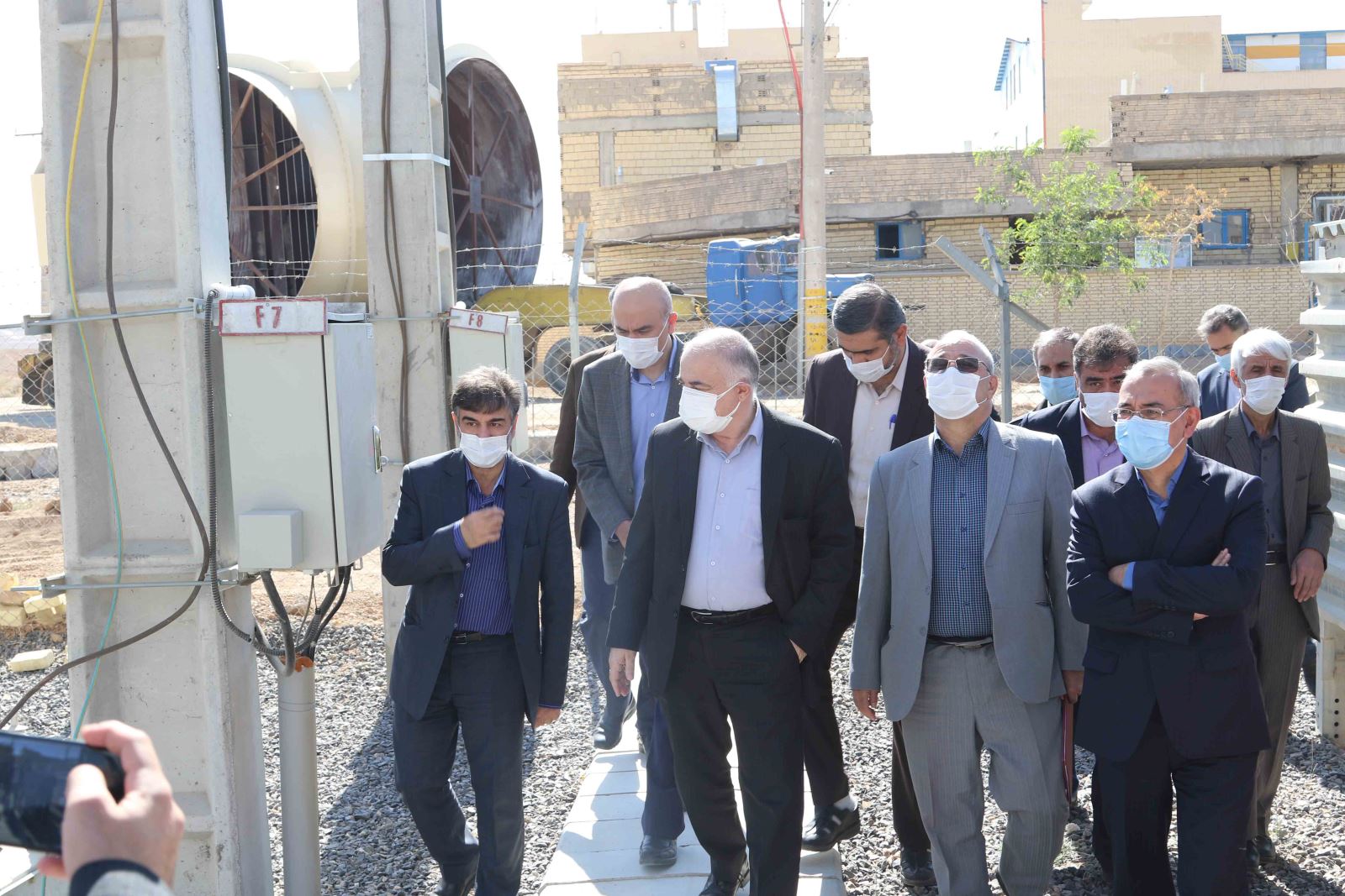 بازدید معاون وزیر نیرو درامور برق و انرژی از پروژه های شمال غرب اصفهان