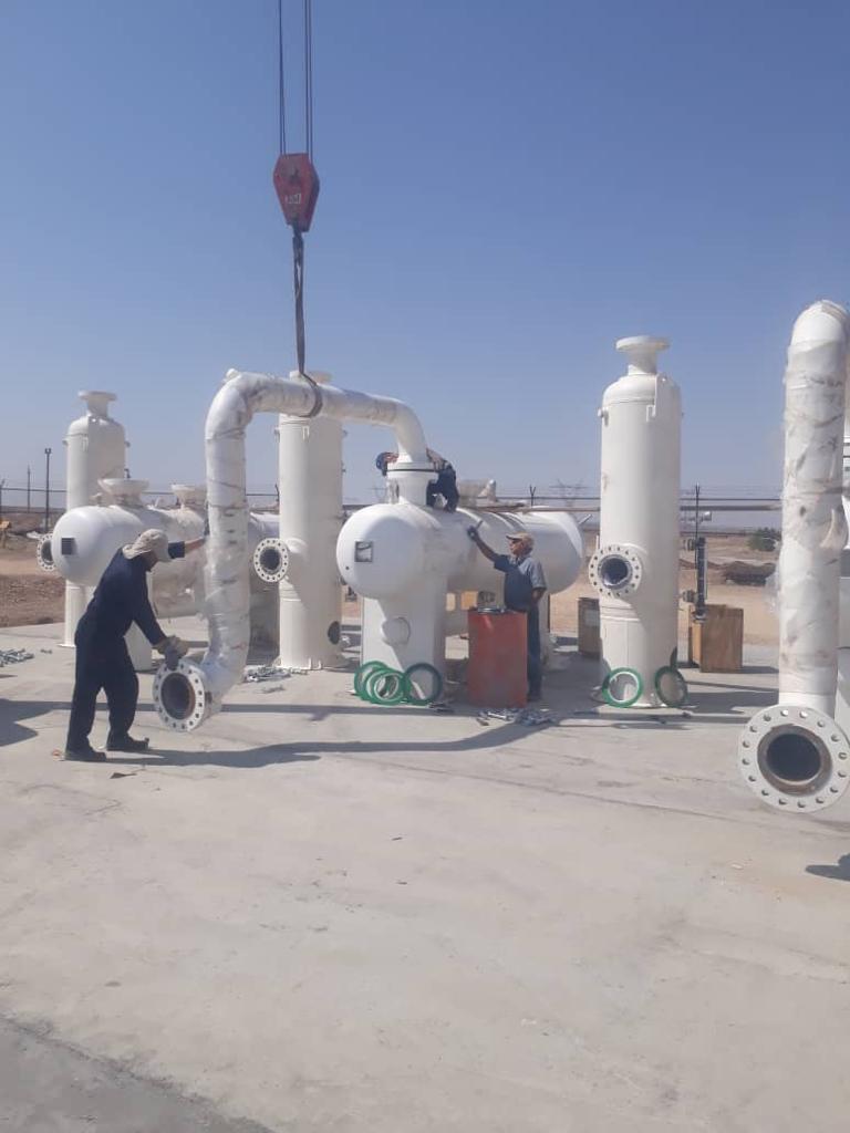 احداث ایستگاه تقلیل فشار گاز طبیعی طرح بهبود فرآیند و بهینه‌سازی پالایشگاه اصفهان