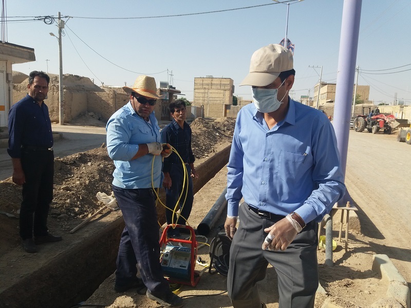 اجرای سیستم تله متری درتاسیسات آب  روستاهای منطقه بن رود اصفهان