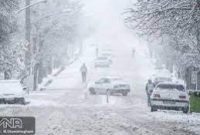 اصفهان سفیدپوش شد/بارش برف در همه محورهای مواصلاتی استان