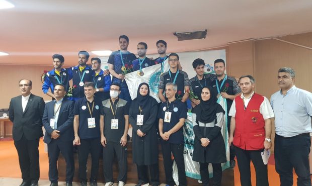 کسب مقام سوم تیمی تپانچه دانشگاه اصفهان در پانزدهمین المپیاد ورزشی کشور