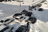 مسدود شدن راه ۱۵۵ روستا در استان اصفهان‌ در پی بارش سنگین برف
