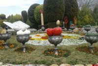 برگزاری نمایشگاه سفره هفت‌سین در باغ غدیر اصفهان