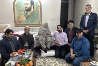 دیدار مدیر منطقه اصفهان با خانواده شهید بزرگوار حاج حسین خرازی