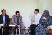 دیدار مدیر عامل شرکت نفت سپاهان با خانواده های معظم شهدا