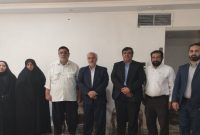دیدار مدیر مخابرات منطقه اصفهان با جانباز ۷۰ درصد