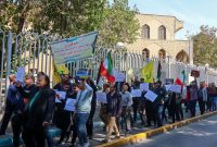 کلیمیان اصفهان در دفاع از مردم غزه تجمع می کنند