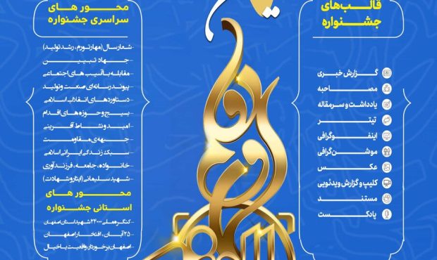 نهمین جشنواره رسانه‌ای ابوذر استان اصفهان برگزار می‌شود