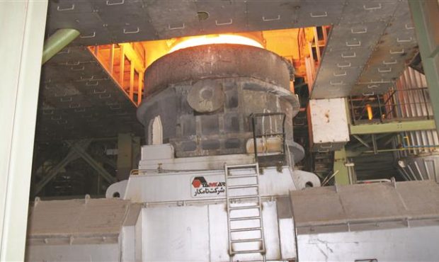 كسب ركورد تولید ۹۱۲۰۰ تن فولاد ویژه با فرایند گاززدایی