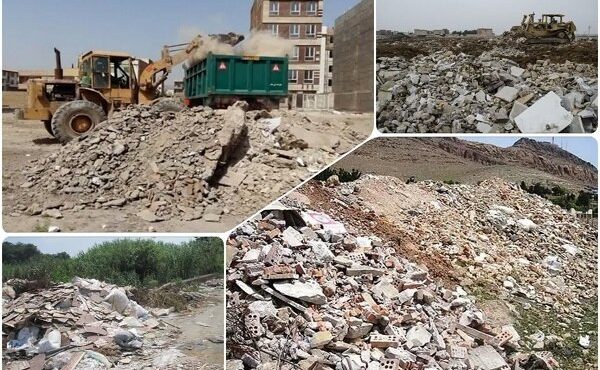 برخورد قانونی با متخلفان پسماندهای ساختمانی در منطقه 7 اصفهان