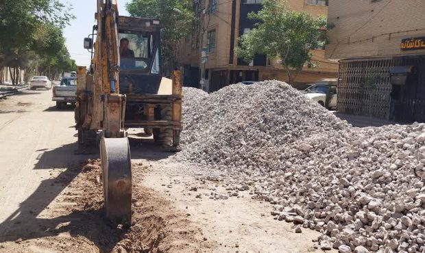 فاز دوم ساماندهی خیابان سعدی تاپایان خرداد ماه همراه با تکمیل زیرسازی و فیبر نوری