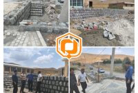 افتتاح پروژه‌های عمرانی بنیاد مسکن در شهرستان چادگان به مناسبت هفته دولت