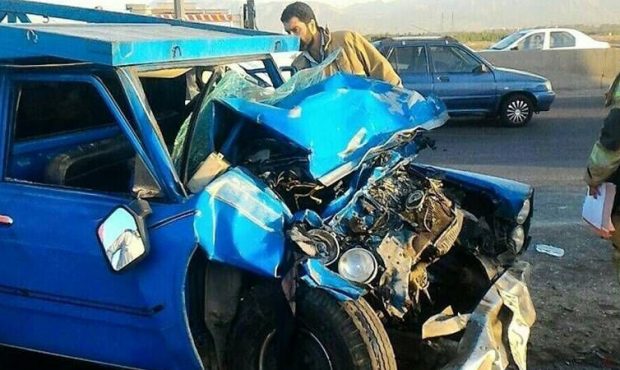 برخورد تیگو ۷بانیسان در آزاد راه نطنز_کاشان یک فوتی برجای گذاشت