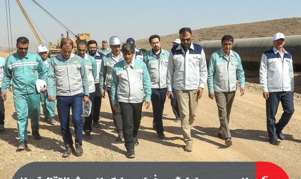 بازدید مدیرعامل گروه فولاد مبارکه از پروژه انتقال آب از دریای عمان/ بهزودی فولاد با آب دریا تولید میشود بازدید مدیرعامل گروه فولاد مبارکه از پروژه انتقال آب از دریای عمان/ بهزودی فولاد با آب دریا تولید میشود