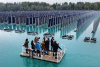 اه‌اندازی بزرگترین نیروگاه خورشیدی شناور عمودی در آلمان