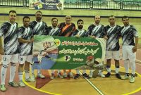 قهرمانی تیم توانیر در مسابقات فوتسال یادواره شهیده رفیعی پارسا