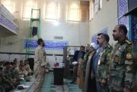 تجلیل از برگزیدگان مسابقات فرهنگی و تبلیغی در مسجد فجر گروه ۴۴ توپخانه نزاجا