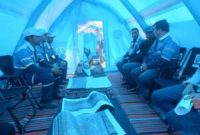 حضور تیم واکنش سریع آبفای استان اصفهان در مانور تمام عیار حماسه و ایثار اصفهان