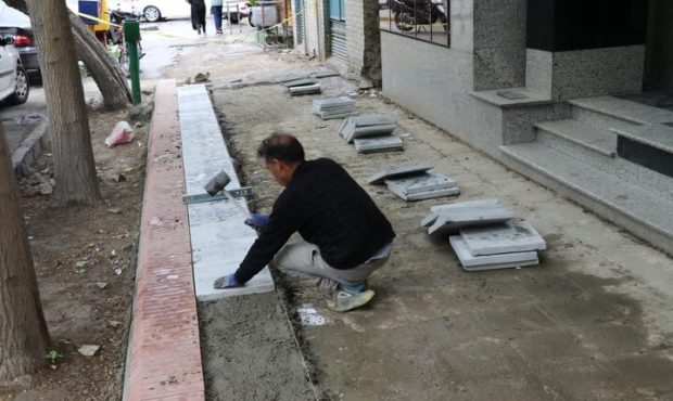 آغاز عملیات پیاده‌روسازی ضلع شمالی بزرگراه شهید کشوری با اعتبار ۳۰ میلیارد ریال