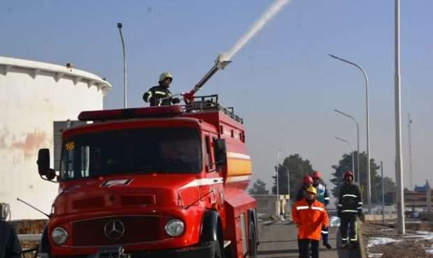 برگزاری مانور سطح ۲ مدیریت بحران در شهرک انرژی اصفهان با مشارکت شرکت ملی پخش فرآورده‌های نفتی منطقه اصفهان