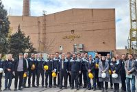 بازدید كارگروه ارگونومی شركت از دستاوردهای بهداشت حرفه ای و ایمنی در مدیریت های فولاد سازی و نت مكانیك