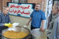 ایثارجهادگران شباب الزهرا (س) لنجان در شب میلاد جوادالائمه؛ توزیع گسترده غذای گرم برای ایتام