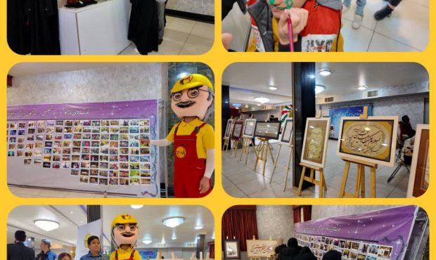 برپایی غرفه‌های فرهنگی و هنری در مراسم تجلیل از ستارگان دانش شرکت توزیع برق اصفهان