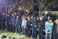 برگزاری تجمعات شبانه و نماز استغاثه در محله پل شهرستان اصفهان