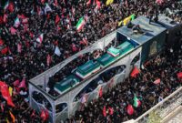 تشییع پیکر مطهر رهبر شهید انقلاب در مشهد+تصایر