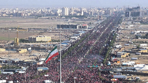 کاروان تشییع آقای شهید ایران در قم به راه افتاد
