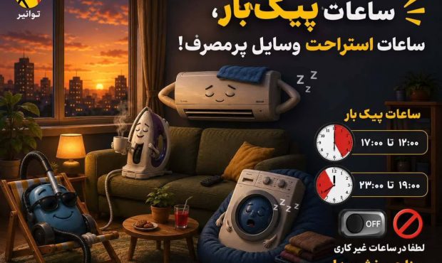 ساعات پیک بار، ساعات استراحت وسایل پر مصرف