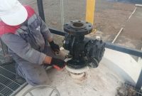رفع کامل نشتی شیر تخلیه ایستگاه بدون وقفه در انتقال گاز