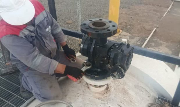 رفع کامل نشتی شیر تخلیه ایستگاه بدون وقفه در انتقال گاز